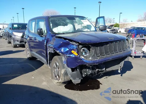 2016 Jeep Renegade Sport from USA, damaged, VIN ZACCJAAT2GPD12754